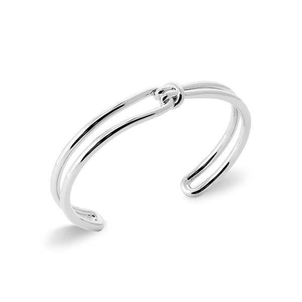 bracelet jonc argent rhodie