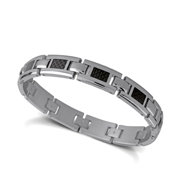 Bracelet  Mercury acier et carbone
