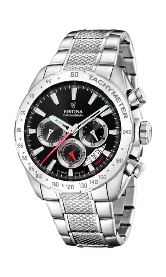 montre festina homme acier chronographe ref f20668/4