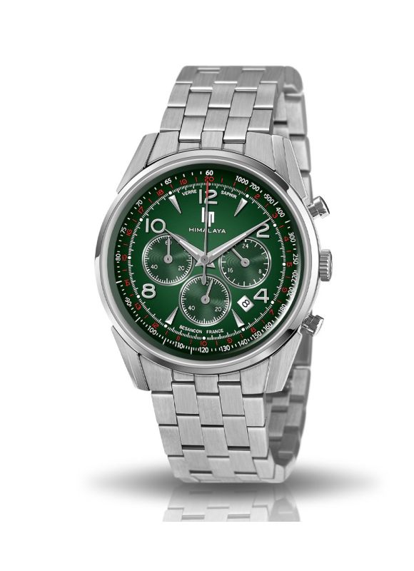 montre lip himalaya acier chronographe ref 671711