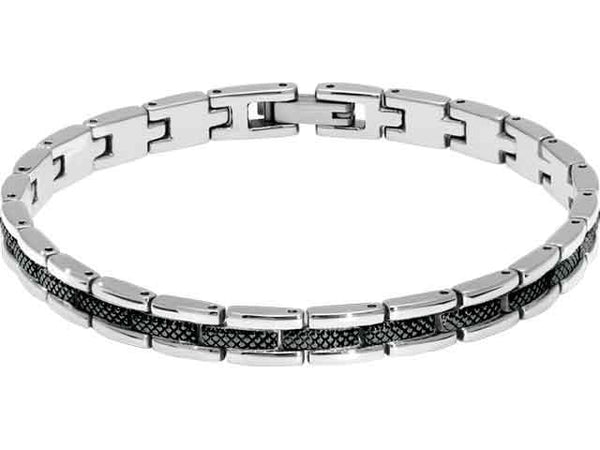 BRACELETS ACIER ET PVD NOIR