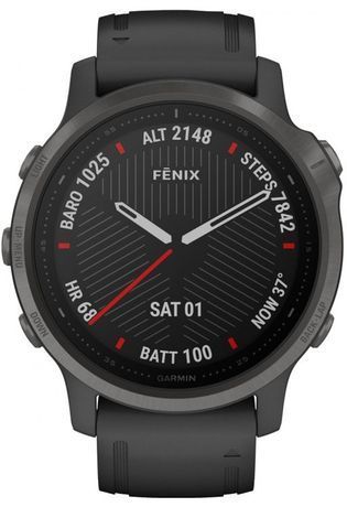 MONTRE Fēnix 6S Sapphire Carbon Gray Noire 010-02159-25